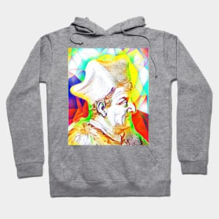 Lorenzo Valla Colourful Portrait | Lorenzo Valla Artwork 11 Hoodie